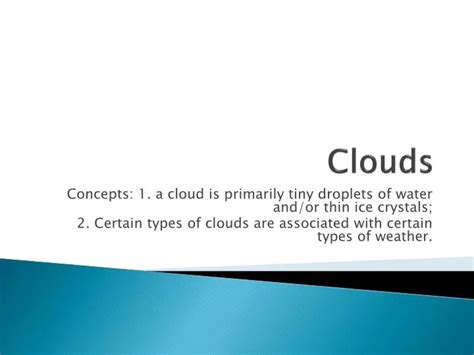 PPT - Clouds PowerPoint Presentation, free download - ID:2797493