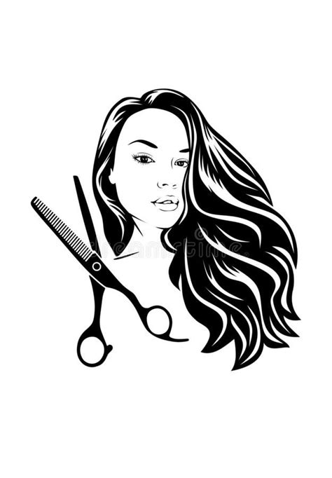 Silhouette Drawing Black Silhouette Hair And Beauty Salon Beauty