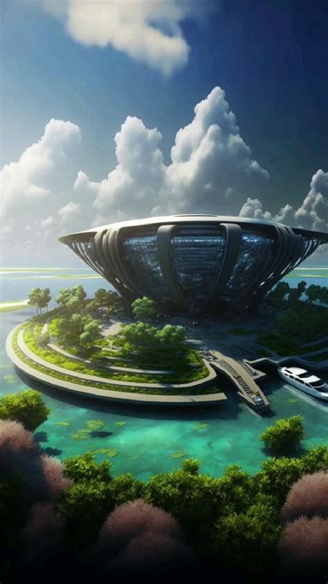 Oceaniums A Biomimetic Generation Of Floating And Sustainable Stadiums