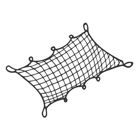 Premium Vector Doodle Fish Net Vector Hand Drawn Fishing Concept