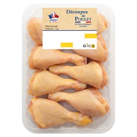 Pilon De Poulet Jaune La Barquette De Kg Prix Carrefour