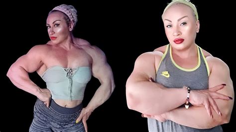 Turkish Female Bodybuilder Nukhet Karahan Massive Biceps Fitness