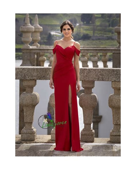 Vestido Largo Escote Coraz N