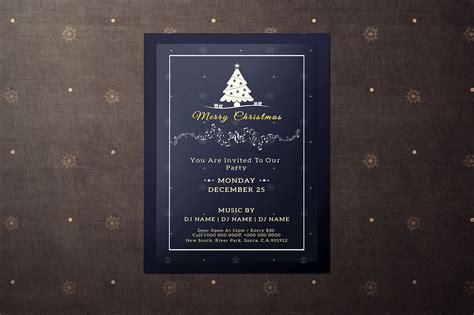 Christmas Party Flyer on Behance