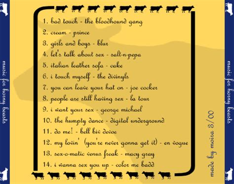 Music For Horny Beasts Thoughtcrumbs