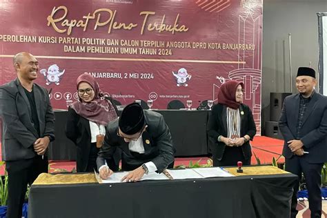 Caleg Terpilih Dan Jumlah Perolehan Kursi Resmi Ditetapkan Kpu