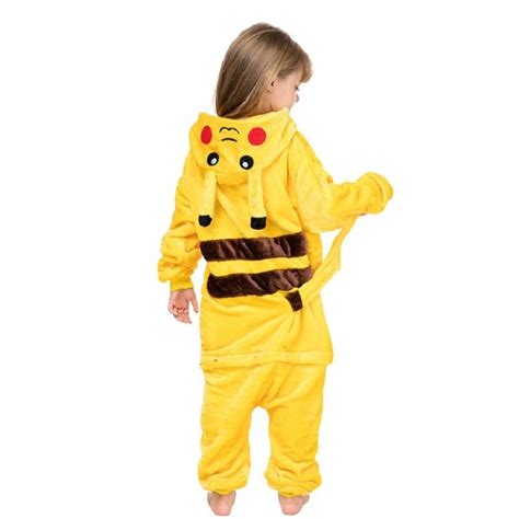 PIJAMA KIGURUMI PIKACHU INFANTIL VARIOS TALLES Invierno Joaquina Moda