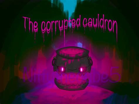 The corrupted cauldron from Minecraft dungeons by Nittynuttynibbles on ...