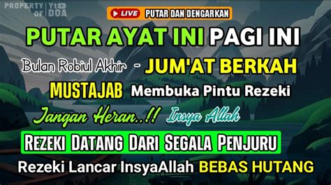 Putar Dzikir Ini Dzikir Pagi Mustajab Hari Jumat Rabiul Akhir Pembuka