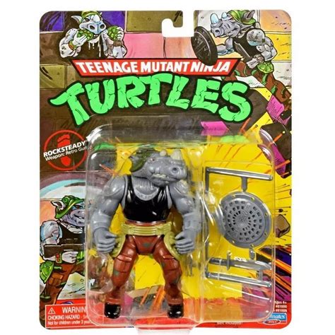 Tortues Ninja Figurine Rocksteady Classic Mutant W Playmates