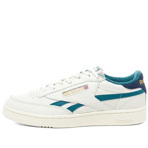 Reebok Club C Revenge Premium Chalk Collegiate Navy And Teal End Dk