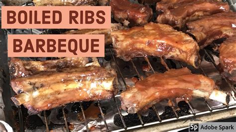 Boiled Pork Ribs Barbeque Youtube