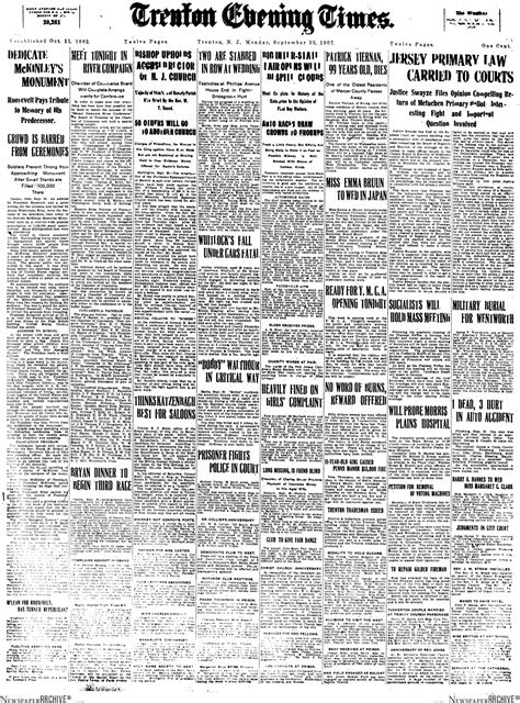 trenton times death notices 9