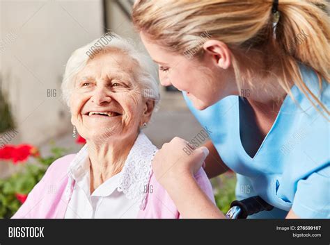 Caring Nurse Caring Image And Photo Free Trial Bigstock