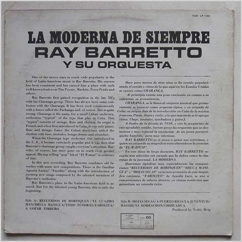 Ray Barretto Latin Music Record Lp For Sale Recordsmerchant Mail