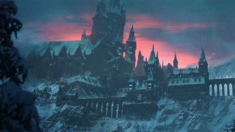 Winter Castle Wallpapers and Backgrounds 4K, HD, Dual Screen