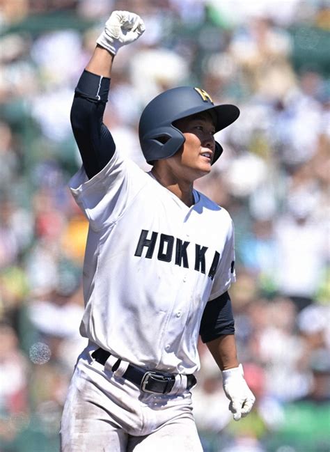 北海－明豊（1回戦）全国高校野球2023 夏の甲子園 写真特集2228 毎日新聞