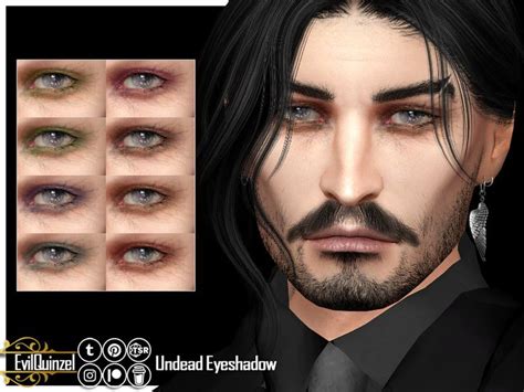 Undead Eyeshadow By Evilquinzel Sims Cc Makeup Sims Makeup Cc