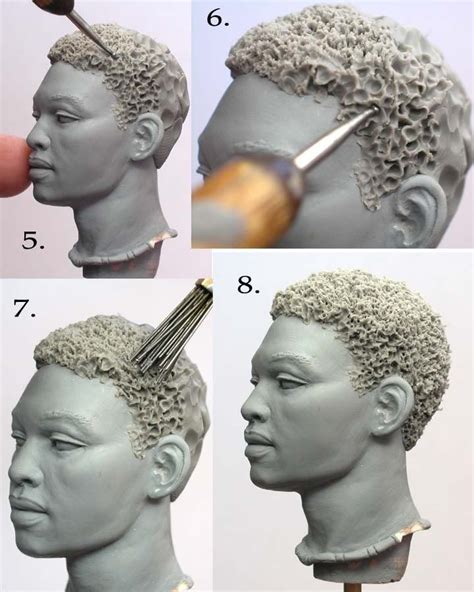 Sculpting Tutorials: Sculpting Afro-textured Hair by Mark Newman