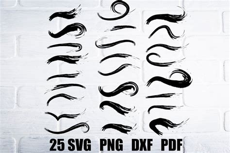 Text Tails SVG Font Tail Swishes Swashes 1888611