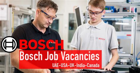 Bosch Jobs UAE USA UK Canada 100 Jobs