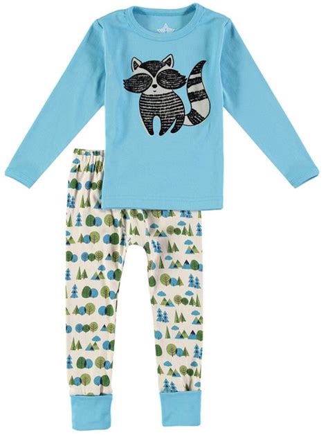 Loungin Raccoon Pajama Set Pajama Set Fashion Kids Pajamas