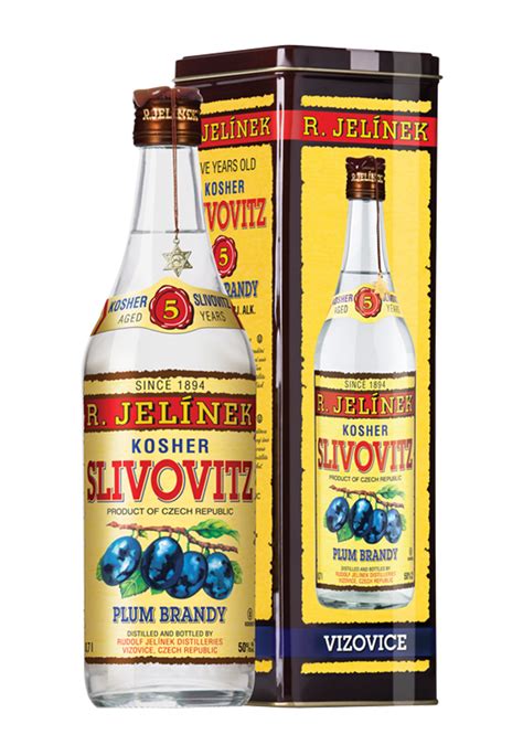 R JELÍNEK SLIVOVITZ KOSHER AGED 5 YEARS Rudolf Jelínek