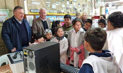 Felipe Michlig Y Mar A Paula Salari Visitaron Las Ciudades De San