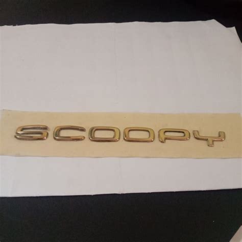 Jual Emblem Honda Scoopy Gold Original Logo Honda Scoopy Terbaru