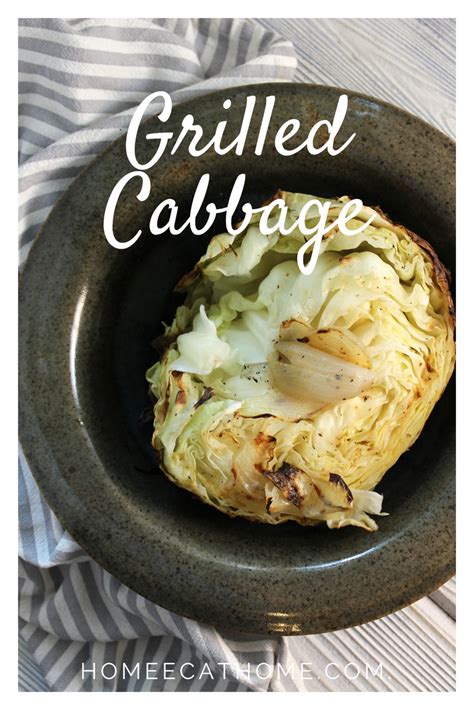 Grilled Cabbage Homeechome