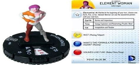 Element Woman Justice League Trinity War Dc Heroclix Rare Ebay