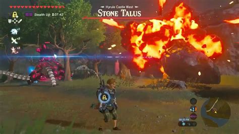 Watch A Guardian Ignore Link To Fight A Stone Talus In The Legend Of