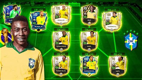 I Built Full Iconic Brazil Squad Of All Time FIFA Mobile 22 YouTube