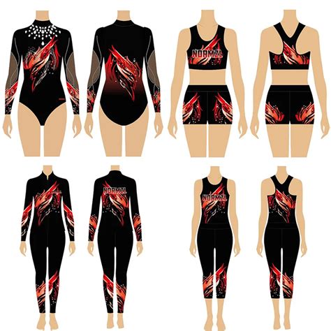 Normzl Custom Sublimation Black Cheer Jacket Leggings Cheerleader