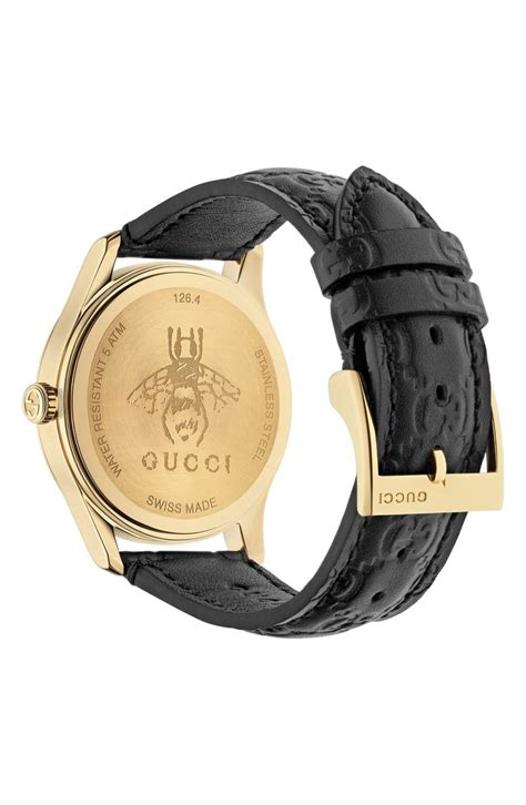 Gucci G Timeless Leather Strap Watch 38mm Nordstrom