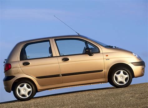 Download Sleek Daewoo Matiz Parked Outdoor Under Clear Skies Wallpaper