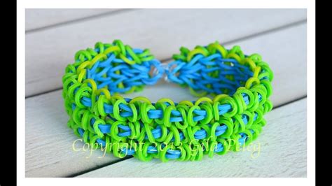 How To Make Rainbow Loom Triple Single Loopy Bracelet Youtube