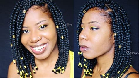 Diy Bob Braids With Rubber Bands Tips Video