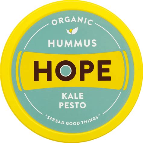 Hope Foods Hummus Organic Kale Pesto 8 Oz Delivery Or Pickup Near Me Instacart