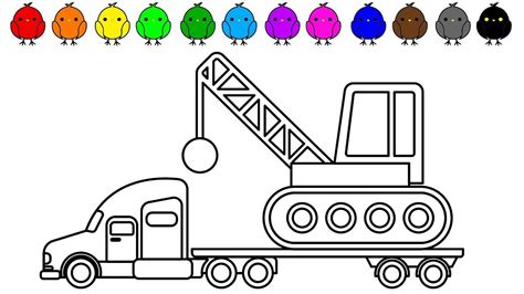 Car Carrier Coloring Page