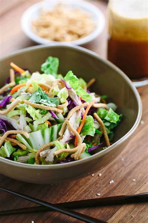 Chinese Chicken Salad with Vinaigrette Dressing - Jessica Gavin