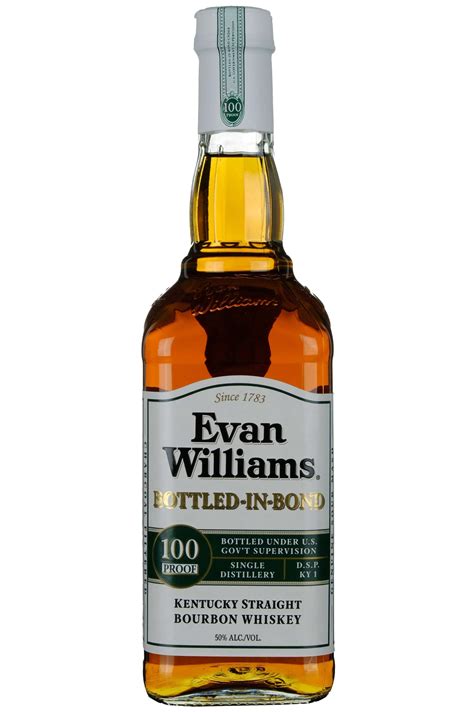 evan williams bottled  bond  proof whisky  shop