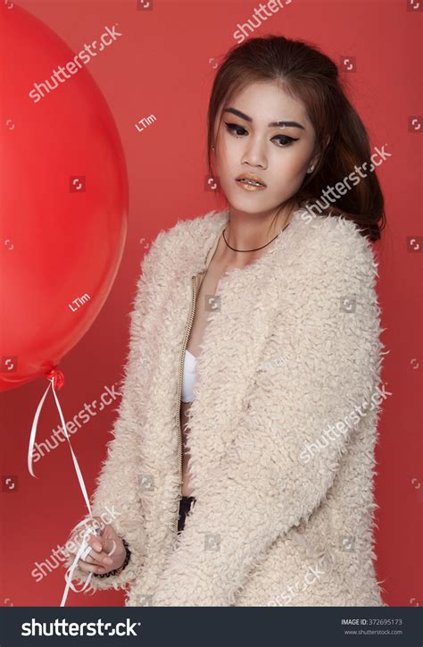 Portrait Beautiful Sexy Brunette Woman Asian Stock Photo Edit Now