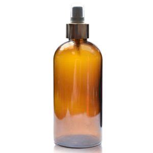 Ml Amber Glass Boston Bottle With Premium Spray Ideon