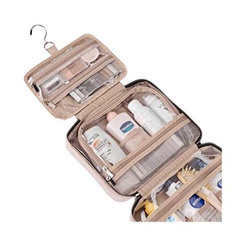 Nishel Travel Toiletry Bag For Women Portable Hanging Organizer For