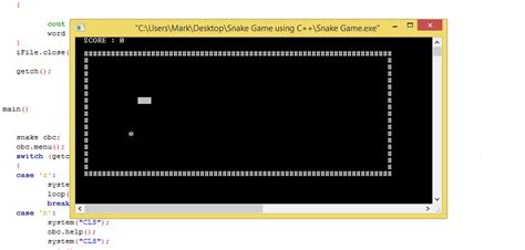 Basic Snake Game Using C With Free Source Code Sourcecodester