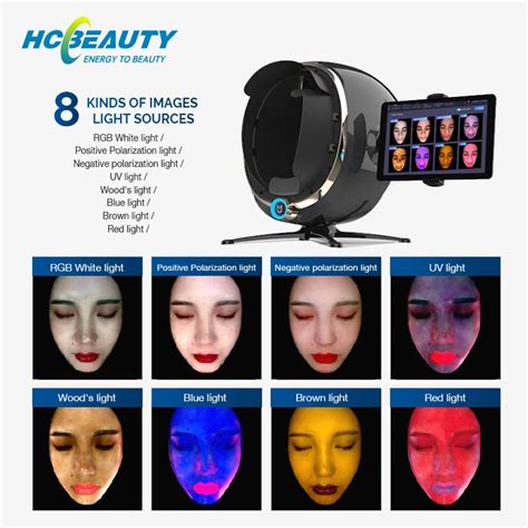 Buy Advanced Facial Skin Analyzer Multi Language Detector Eight