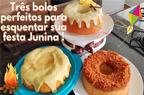 3 receitas de bolo para festa junina fáceis e deliciosas Receitas Simples