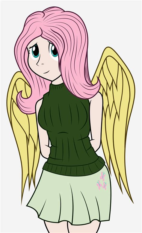 Fluttershy Human Color By Shadyhorseman On Deviantart