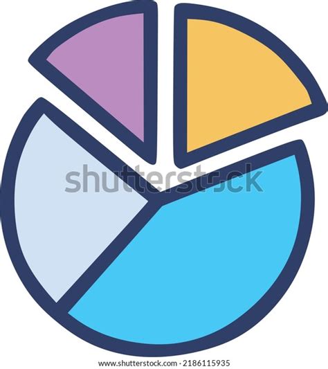 Chart Vector Drawing Symbol Diagram Research Stock Vector (Royalty Free ...